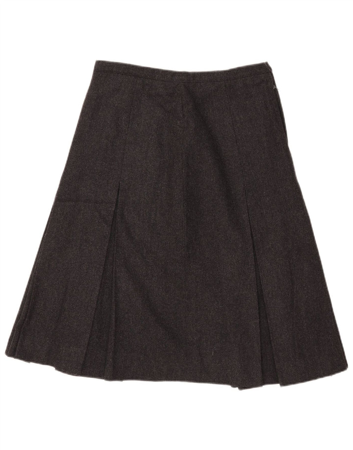 jupe plissée femme vintage W28 Gris moyen