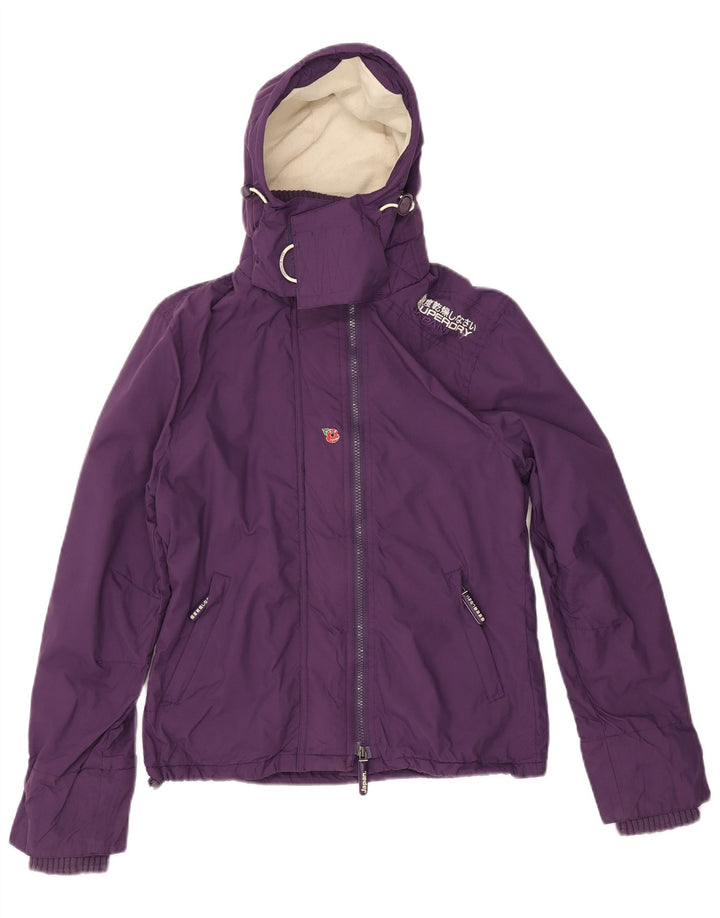 Superdry Veste coupe-vent The Windcheater pour femme UK 14 Violet moyen