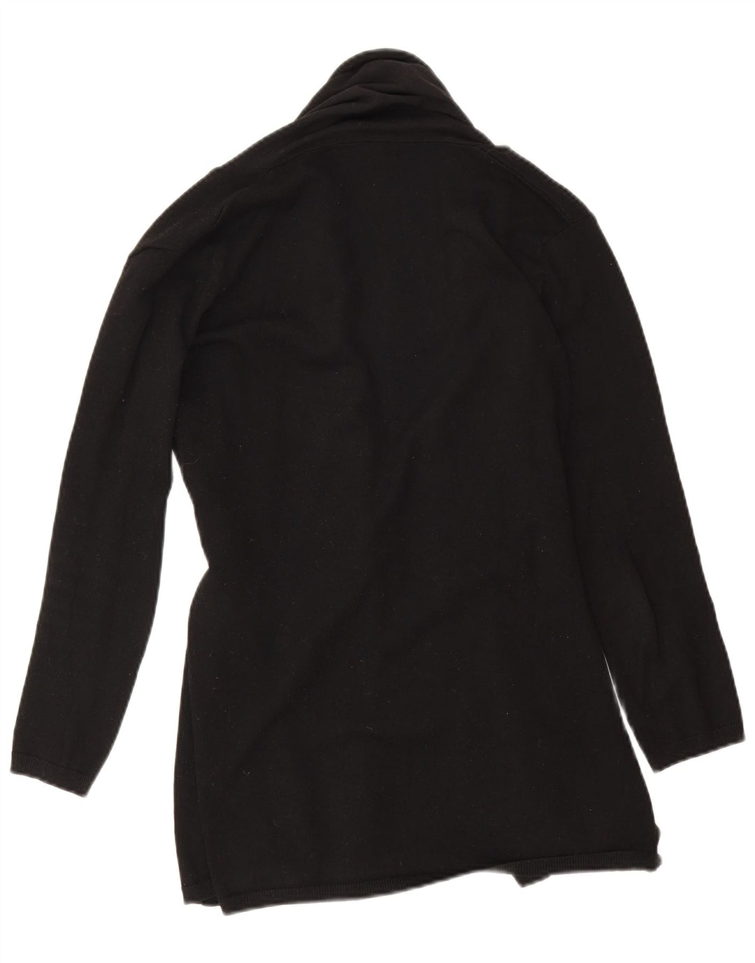 Zara Cardigan ouvert surdimensionné pour femme UK 10 Petit Noir