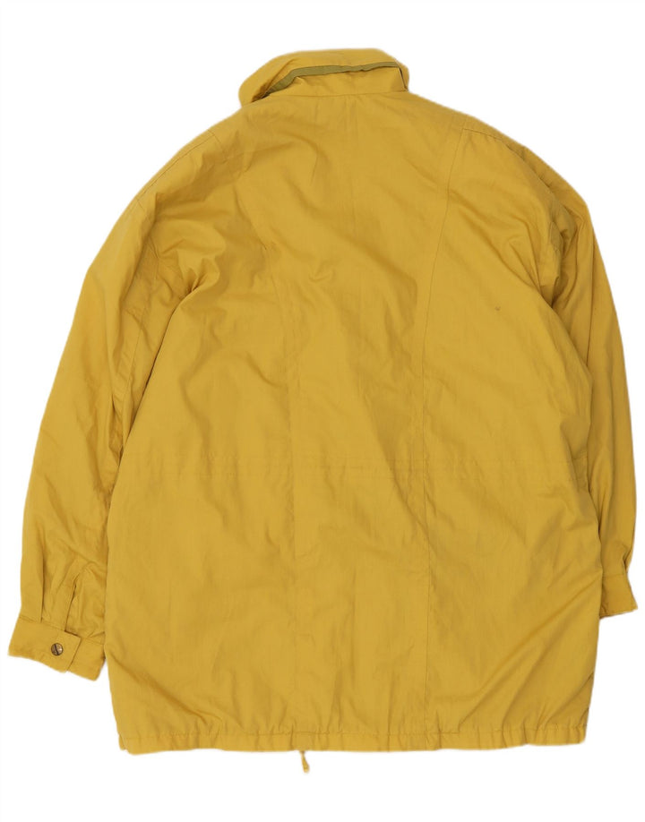 imperméable surdimensionné femme vintage EU 42 Grand polyester jaune