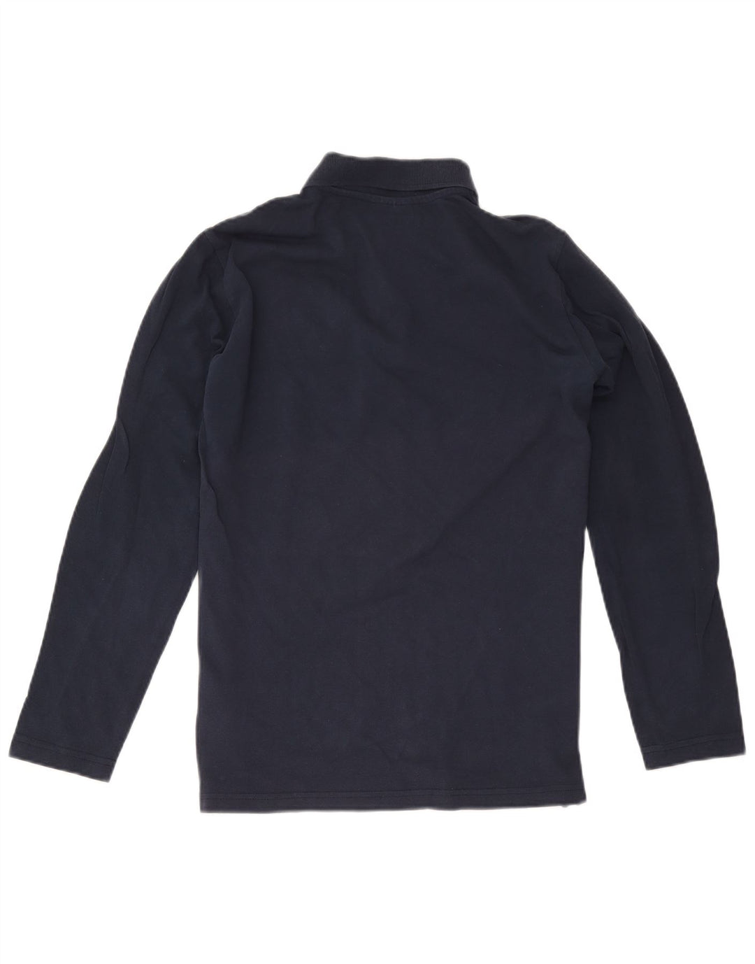 KAPPA Polo à Manches Longues Homme Bleu Marine Moyen Coton