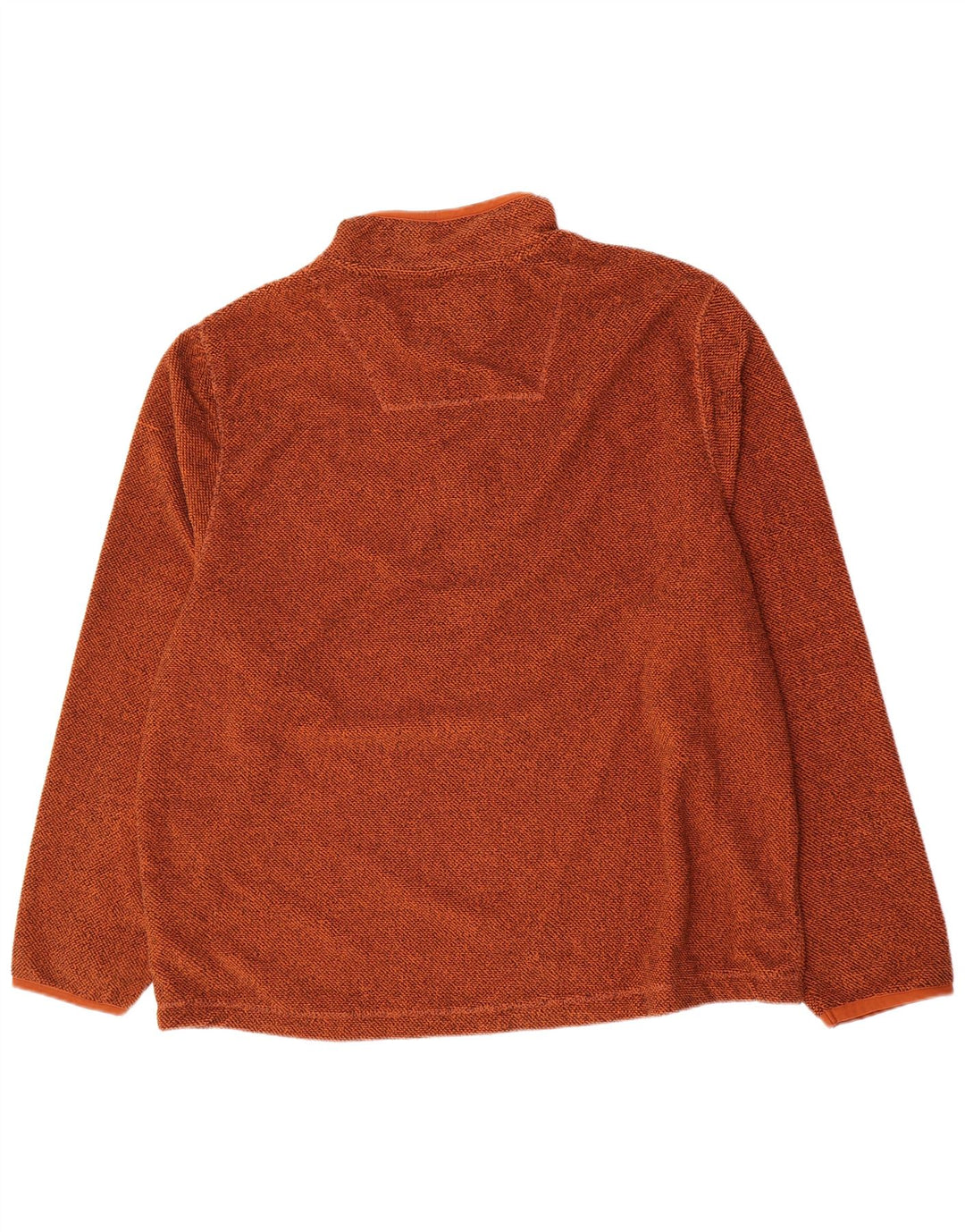 Weird Fish Pull polaire à col zippé pour homme 4XL Marron Polyester