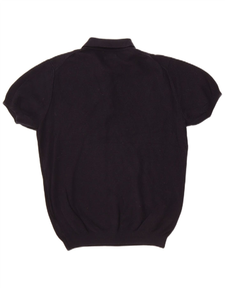 Massimo Dutti Polo Homme Bleu Marine Moyen
