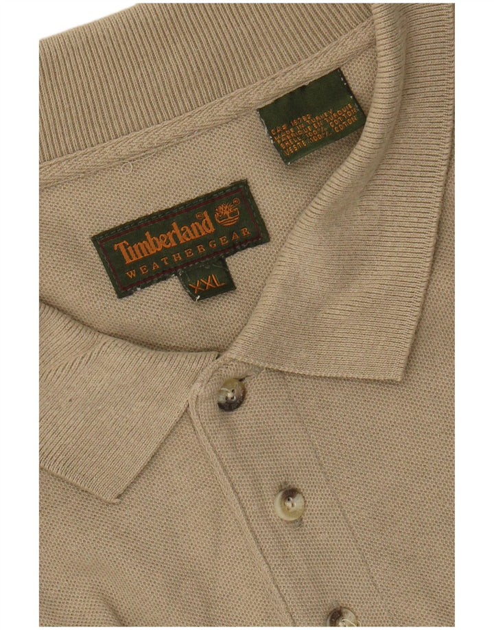 TIMBERLAND Polo Homme 2XL Beige Coton