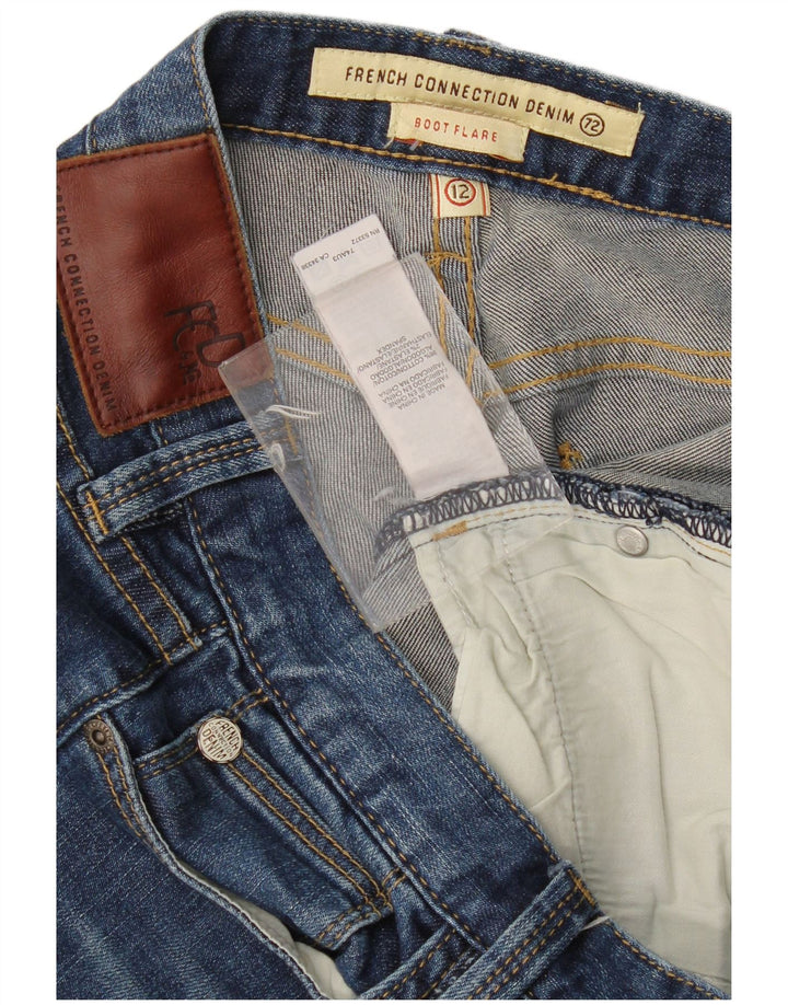 French Connection Jean évasé bootcut pour femme UK 12 Medium W32 L34 Bleu