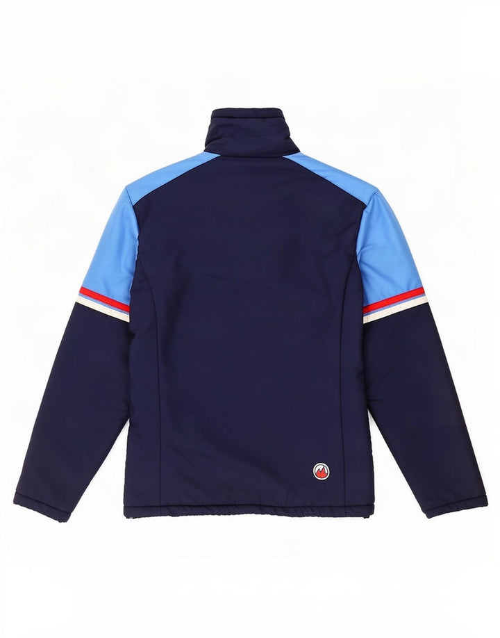 MARILENA Veste matelassée pour homme UK 38 Medium Navy Blue Colourblock Polyamide