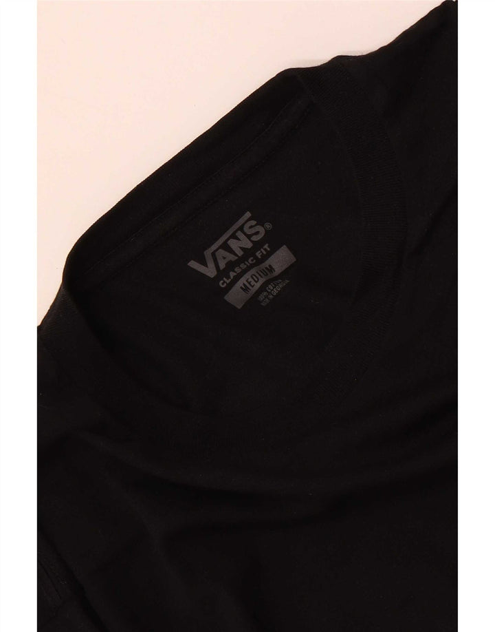 Vans T-shirt coupe classique pour homme en coton noir moyen