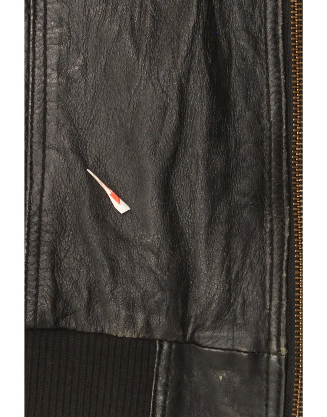 Bench Veste en cuir militaire pour homme UK 38 Medium Noir