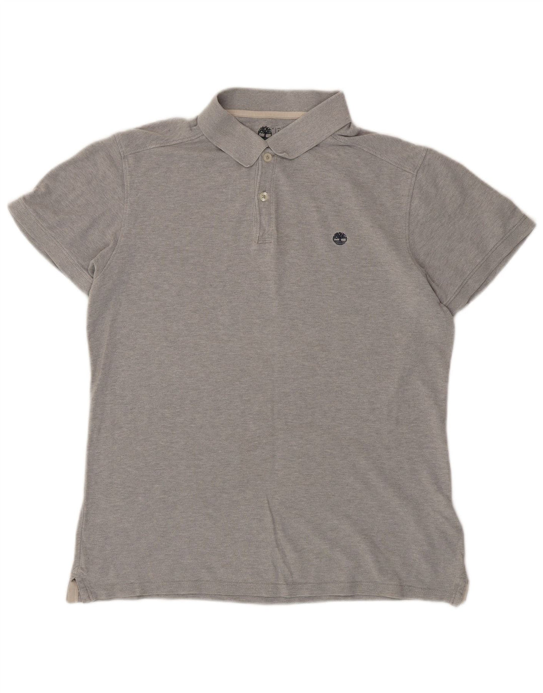 TIMBERLAND Polo Slim Fit Homme Gris Moyen Coton