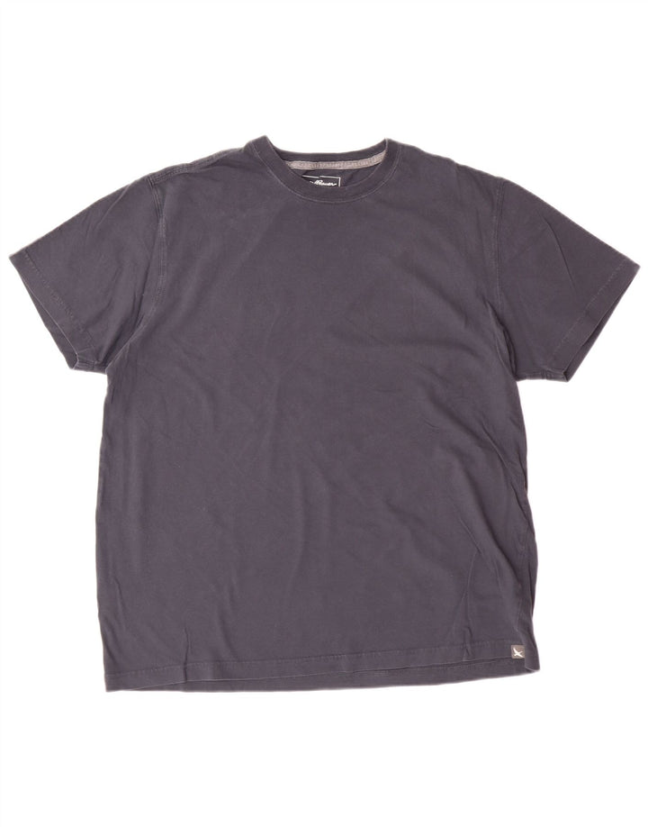 EDDIE BAUER T-Shirt Homme Haut Large Gris Coton
