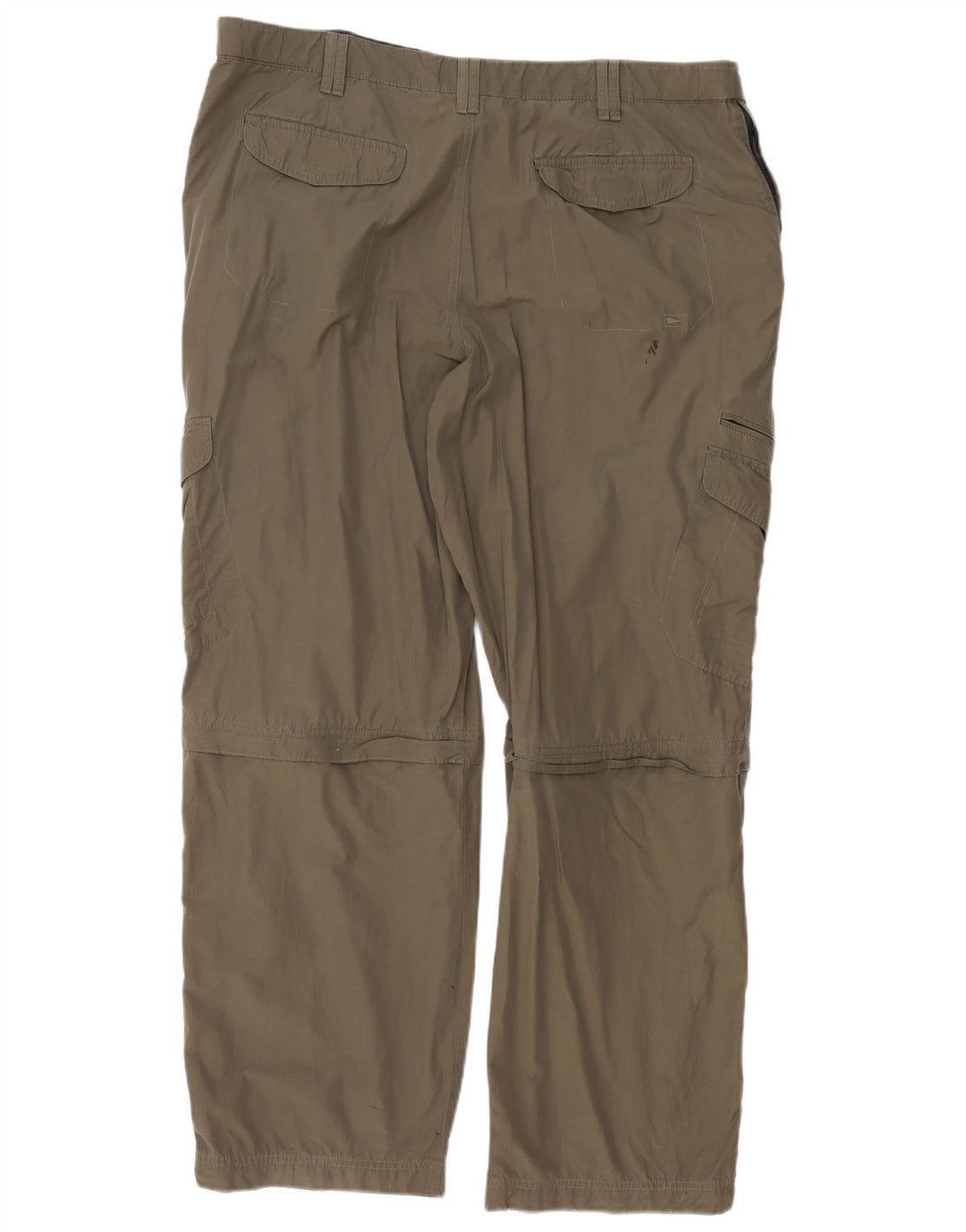 Marks & Spencer Pantalon Cargo Droit Blue Harbour Homme W42 L31 Kaki