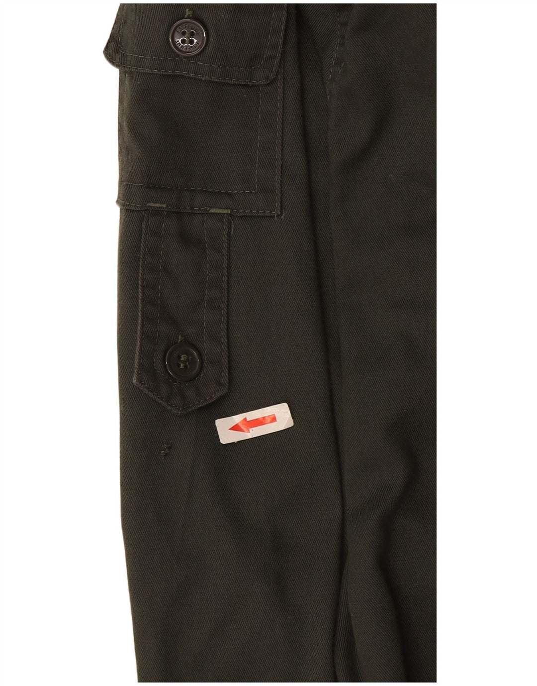 ESSE EMME Chemise Militaire Homme Kaki Moyen Polyester