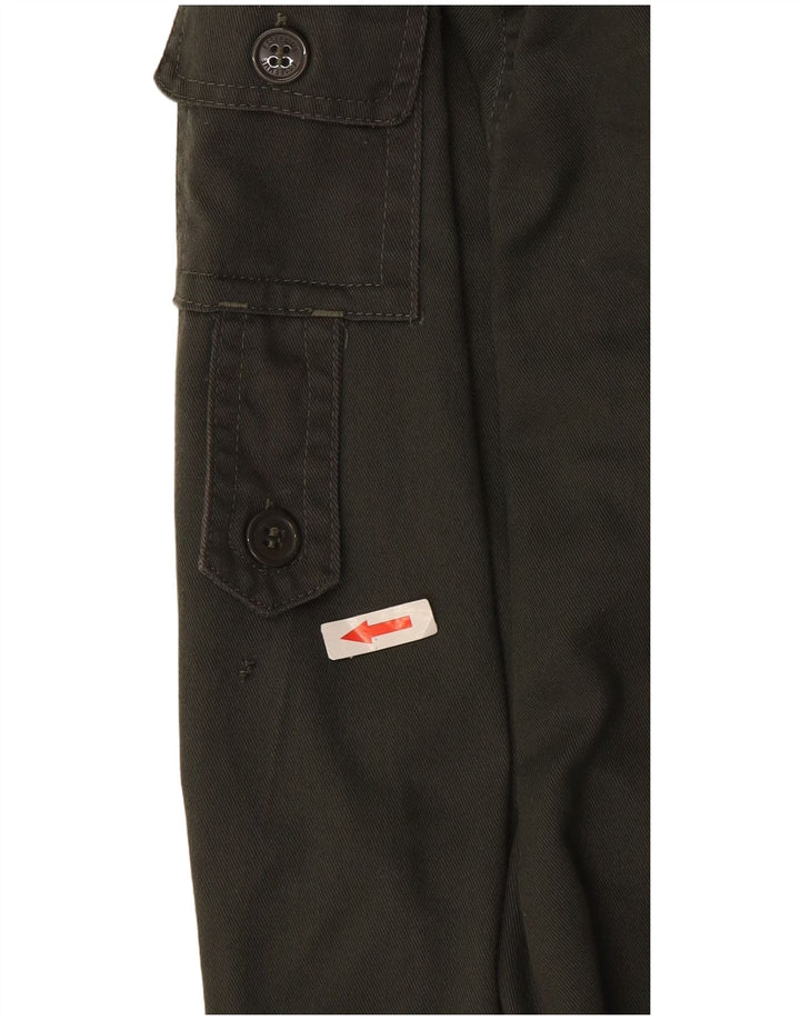ESSE EMME Chemise Militaire Homme Kaki Moyen Polyester