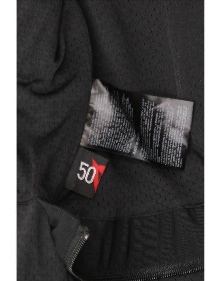 Dainese Mens Moto Racer Bomber Jacket Taille 50 Medium Noir Colourblock