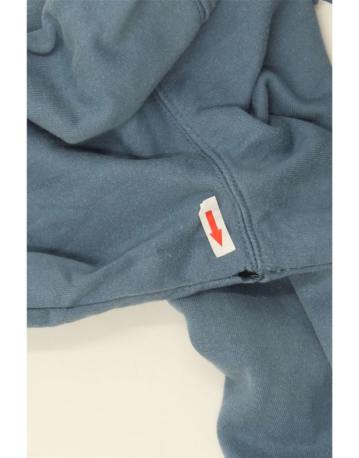 Vans Pull à capuche graphique pour hommes, grand coton bleu