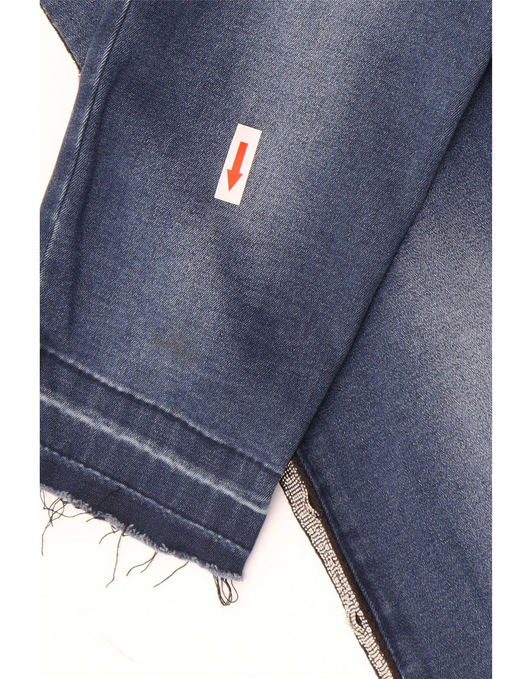 Benetton Jean Skinny W27 L27 Bleu Femme