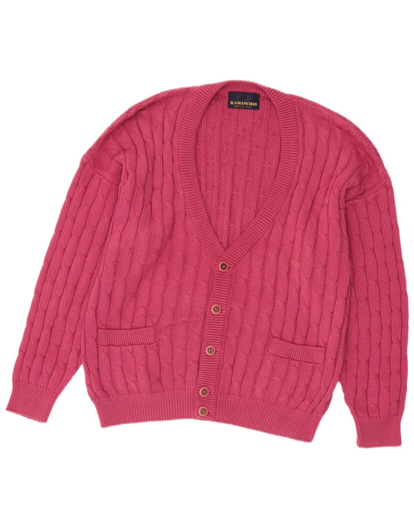 Il Granchio Cardigan Pull Homme Grand Rose