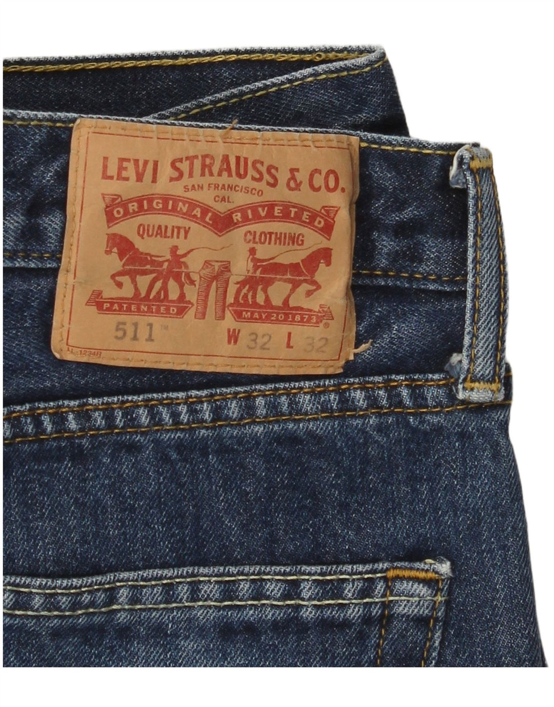 LEVI'S Jean Slim 511 Homme W32 L29 Bleu Coton