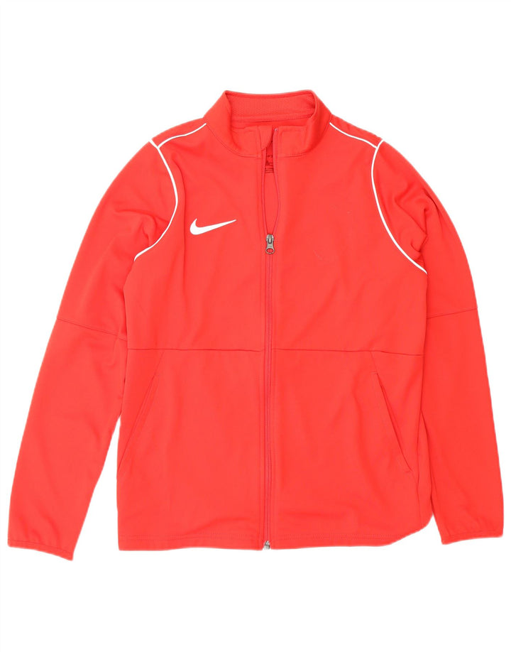 Nike Garçon Dri Fit Survêtement Top Veste 12-13 ans Grand Rouge Polyester