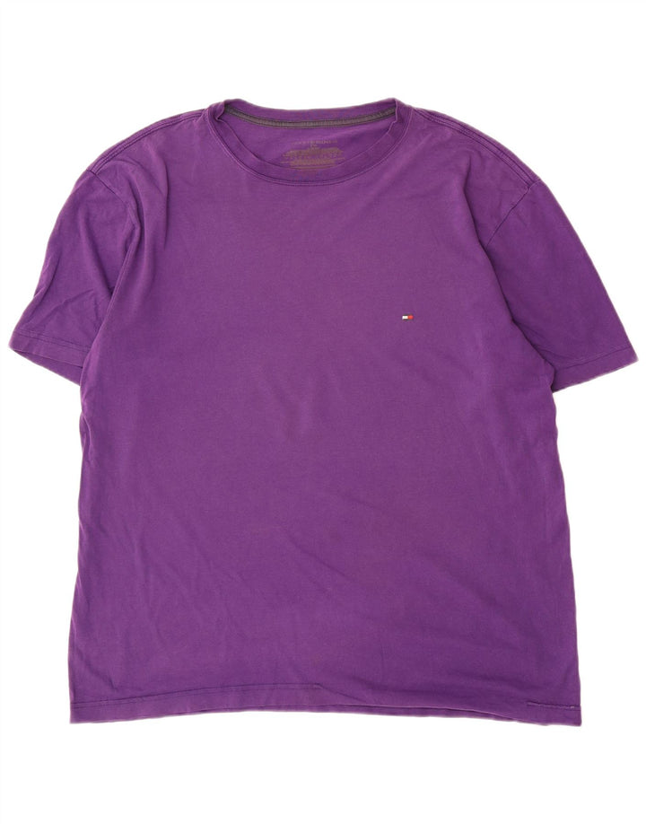 Tommy Hilfiger T-Shirt Homme Haut Large Violet