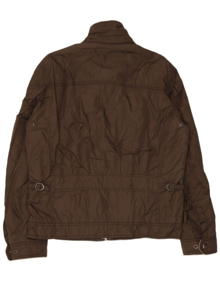 MASSIMO DUTTI Veste utilitaire pour homme UK 40 Large Kaki Nylon