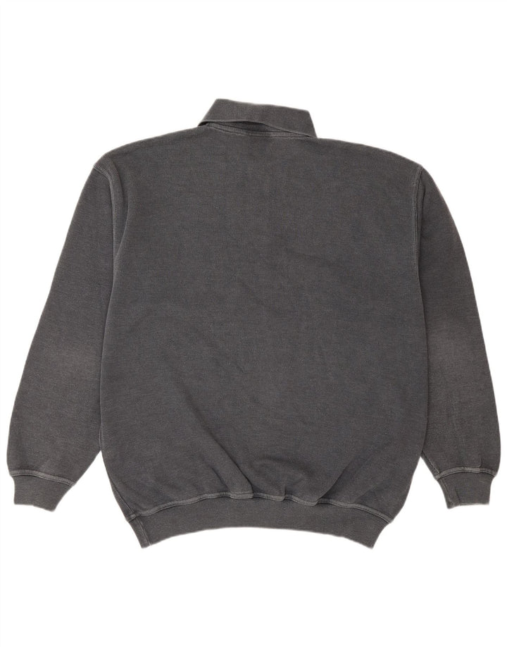 Daniel Hechter Pull col polo pour homme IT 50 Gris moyen Coton