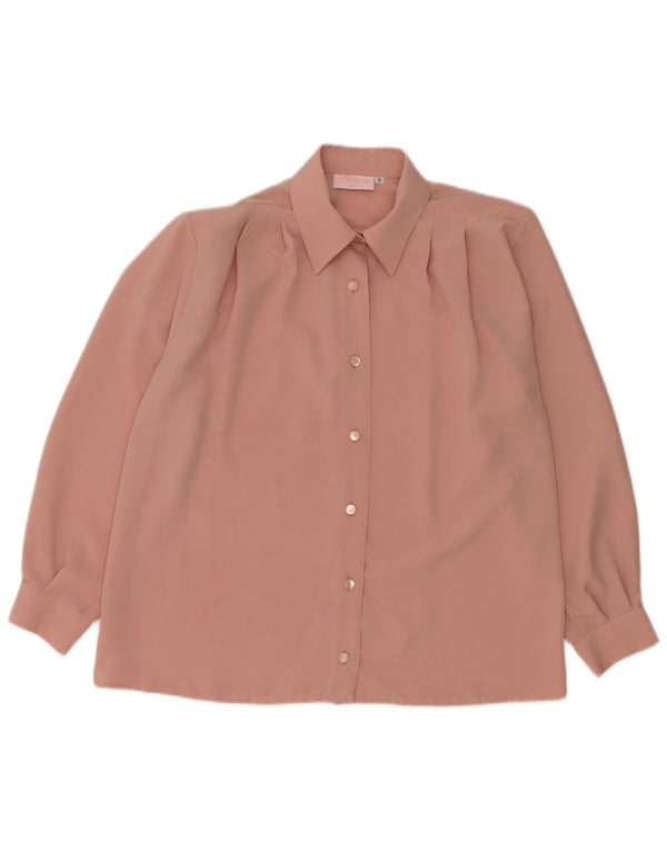Patricia Chemisier Femme UK 10 Petite Viscose Rose