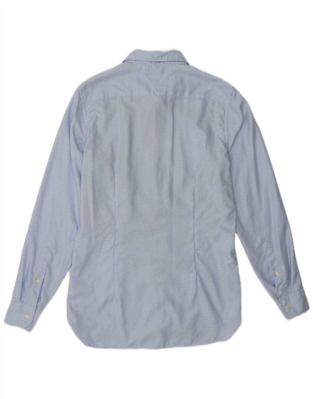 TOMMY HILFIGER Mens Slim Fit Shirt Large Blue Cotton
