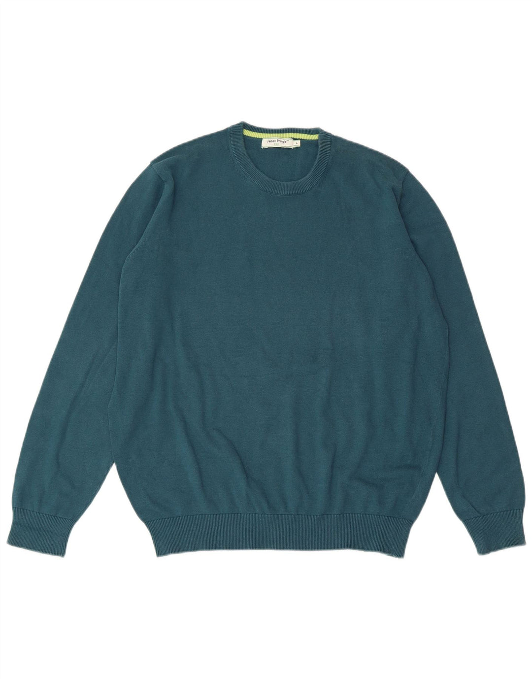 James Pringle Pull à col rond pour homme en coton bleu Taille L