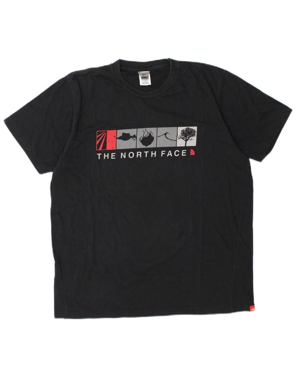 The North Face T-shirt graphique pour hommes, grand, en coton noir