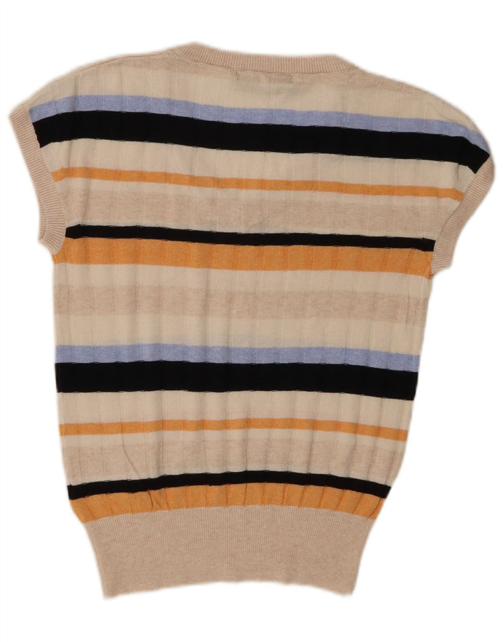 Marks & Spencer Débardeur pour femme UK 10 Petit rayé multicolore