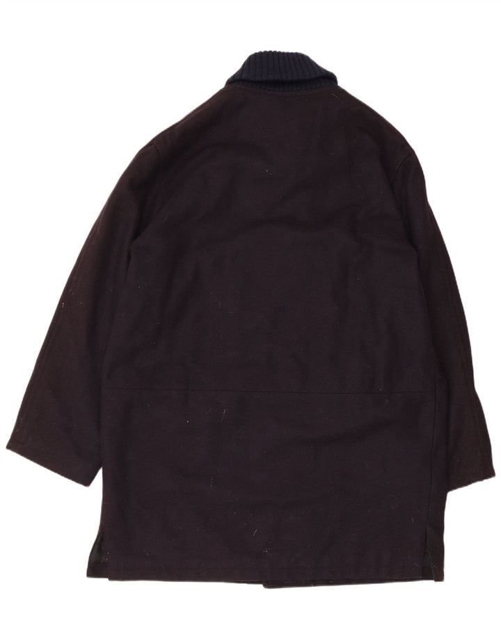 PAUL & SHARK Manteau de Yachting pour Hommes UK 40 Grande Laine Noire