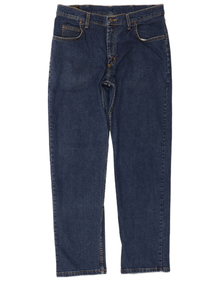 Lee Jean Droit Brooklyn Homme W38 L32 Bleu Coton