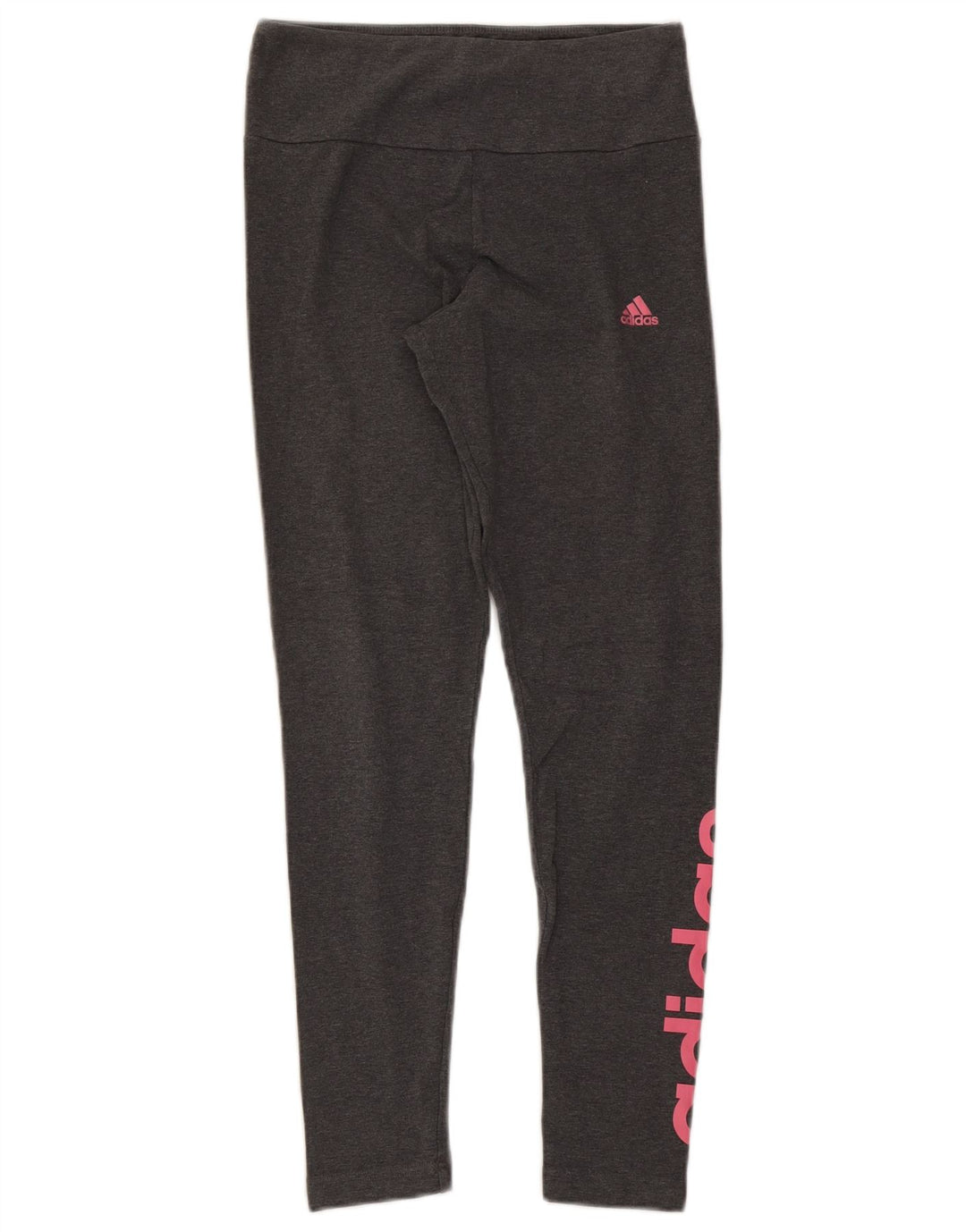 ADIDAS Leggings graphiques pour femmes UK 12/14 gris moyen