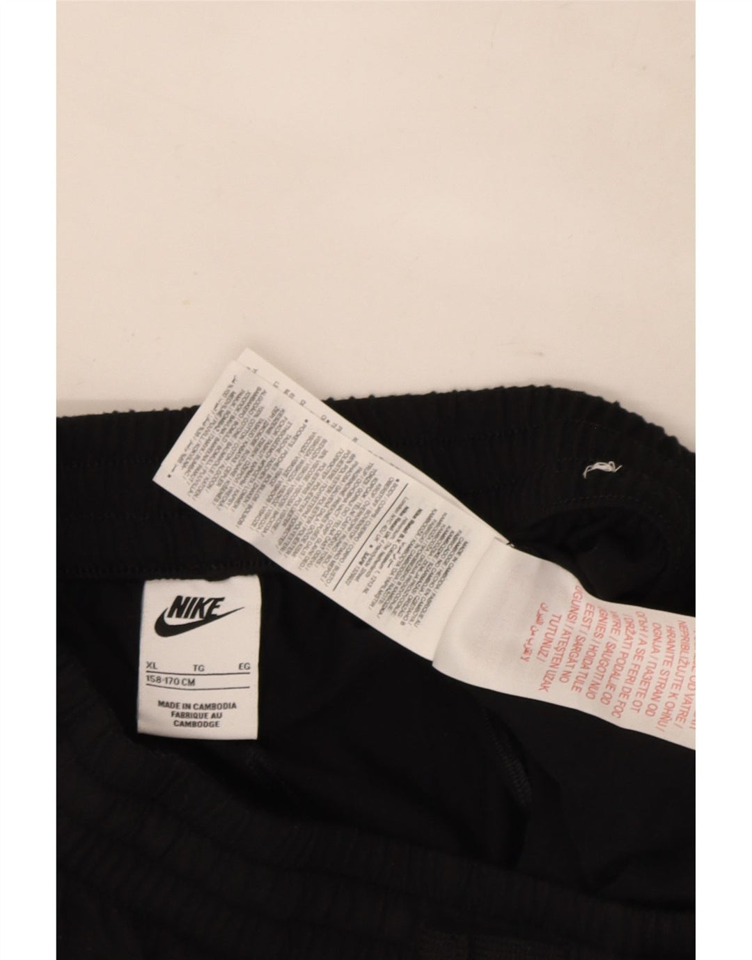 Nike Short de sport garçon 13-14 ans XL Noir Polyester