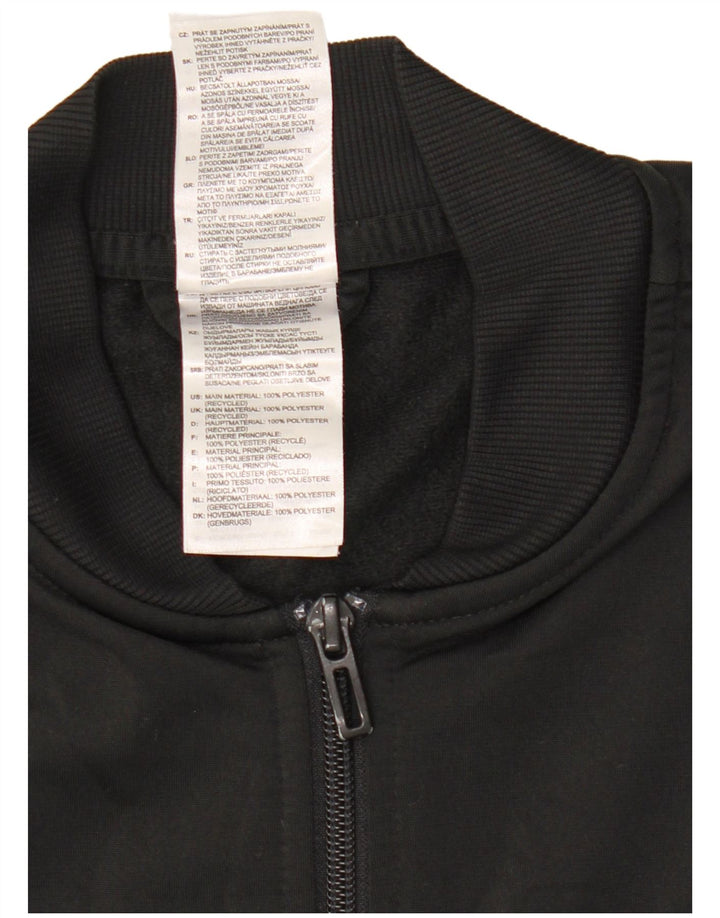 Adidas Veste de survêtement pour femme UK 12/14 Medium Noir Polyester