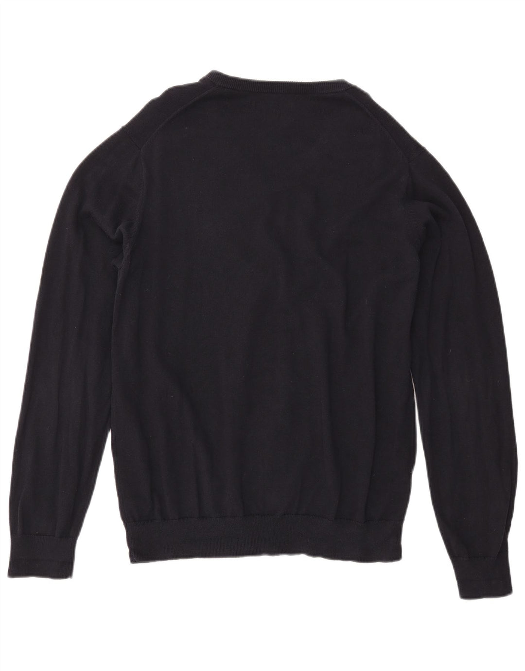 Gant Pull col V pour homme en coton bleu marine Taille L