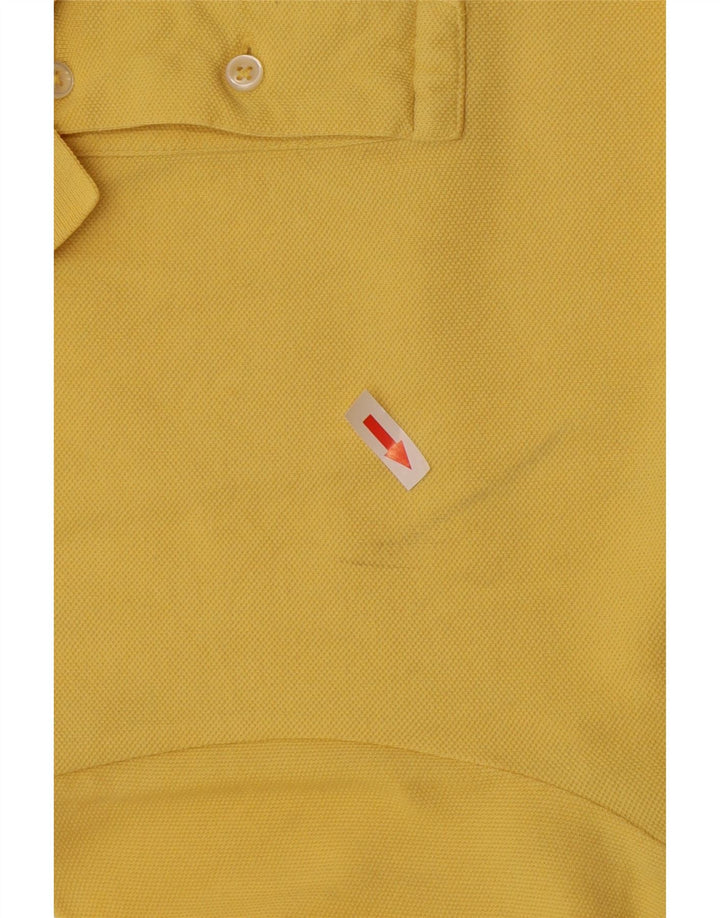 Polo Ralph Lauren Polo Custom Fit Homme Coton Jaune Moyen
