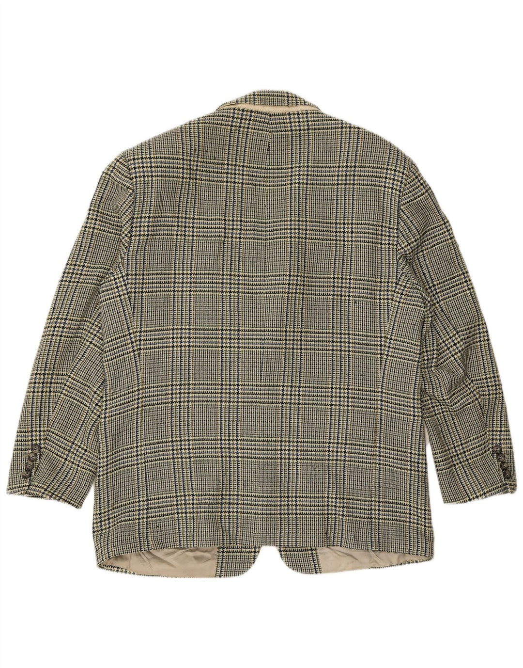 HUGO BOSS Veste blazer à 2 boutons pour homme UK 40 Large pied-de-poule vert