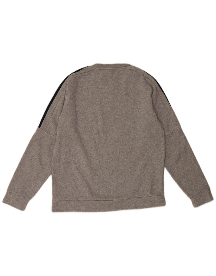Adidas Sweat-Shirt Homme Gris Moyen Coton