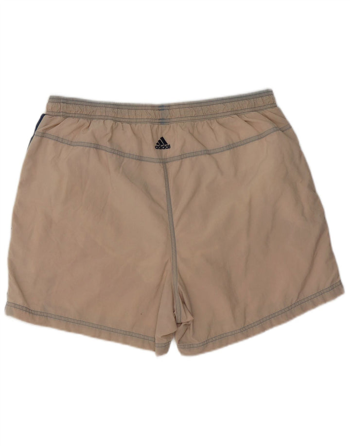 ADIDAS Short de sport graphique pour hommes Large Beige Colorblock Polyester