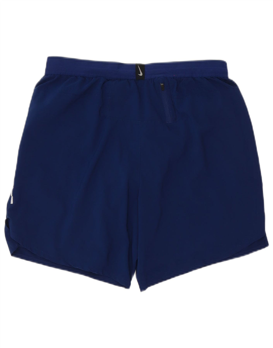 Nike Short de sport Dri Fit pour femme UK 16 Large Bleu marine Polyester