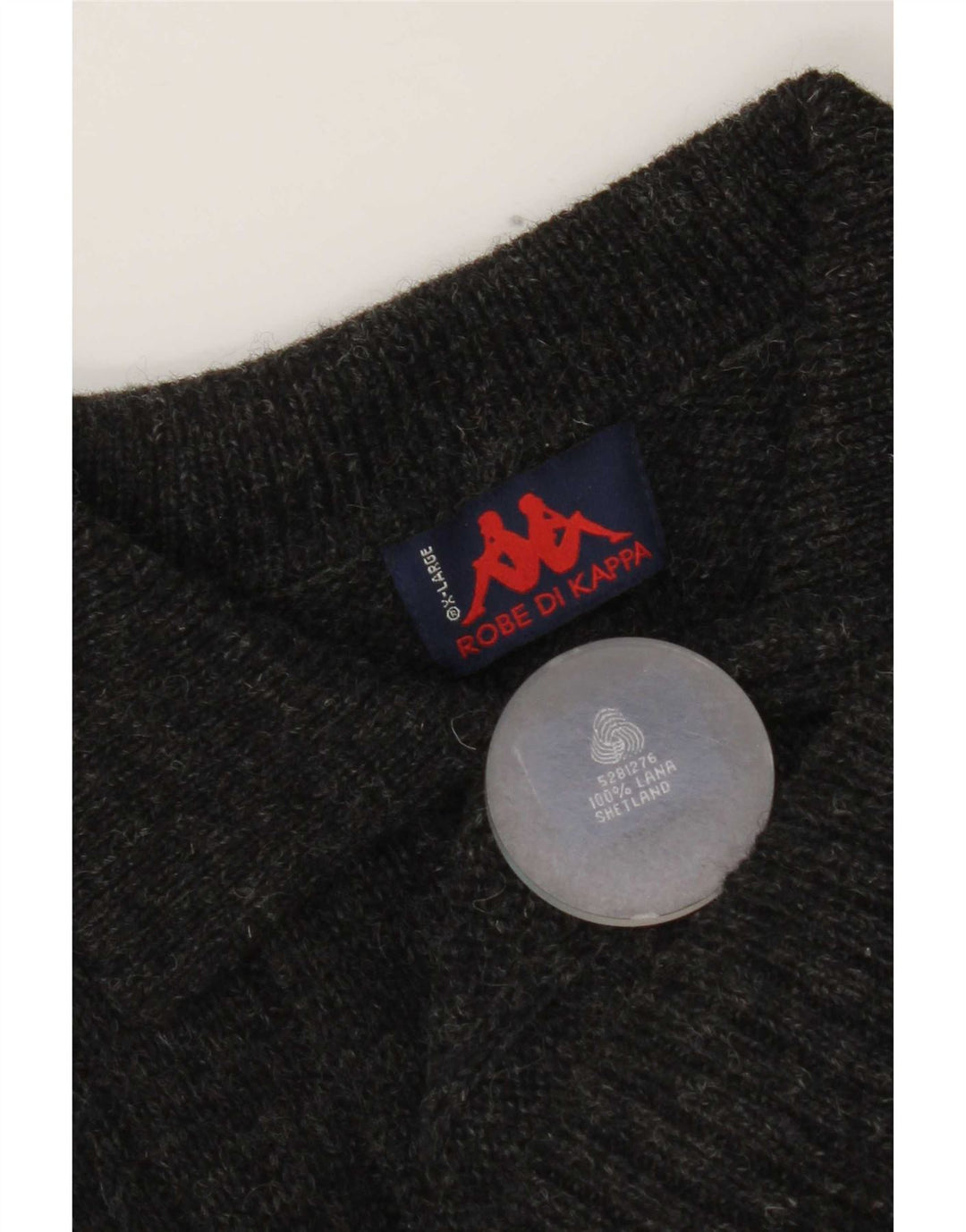 Kappa Cardigan Homme Pull XL Gris Laine