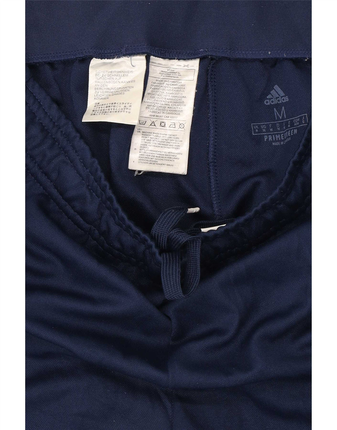 Adidas Pantalon de Survêtement Primegreen Homme Bleu Marine Moyen Polyester