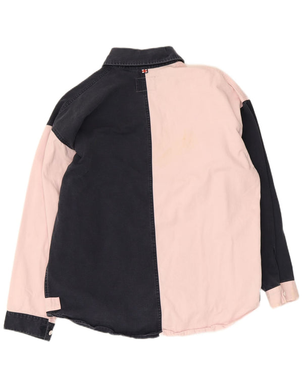 Hackett Chemise Pull Graphique Homme Noir Moyen Coton Colorblock