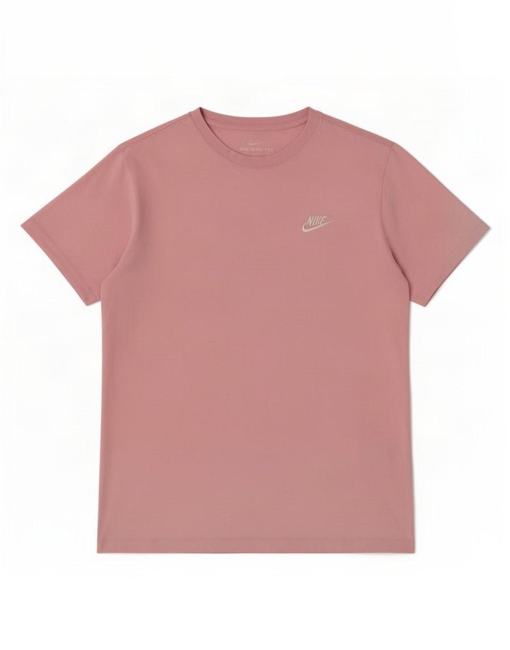 Nike T-Shirt Homme Rose Moyen Coton