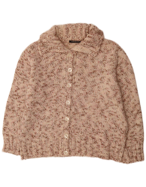 Betty Barclay Pull Cardigan Femme UK 20 2XL Beige Moucheté Polyacrylique
