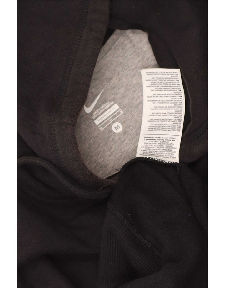 Nike Sweat à capuche zippé pour homme en coton noir moyen
