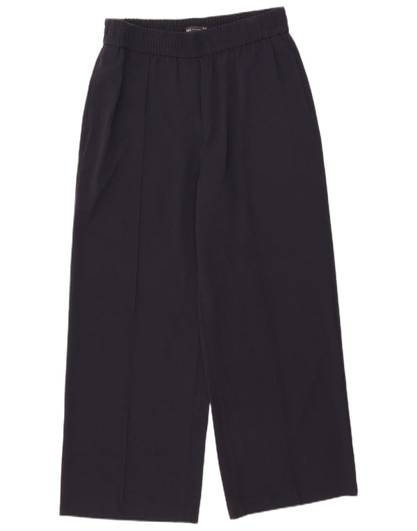 Marks & Spencer Pantalon Chino Femme UK 16 Large W34 L29 Bleu Marine