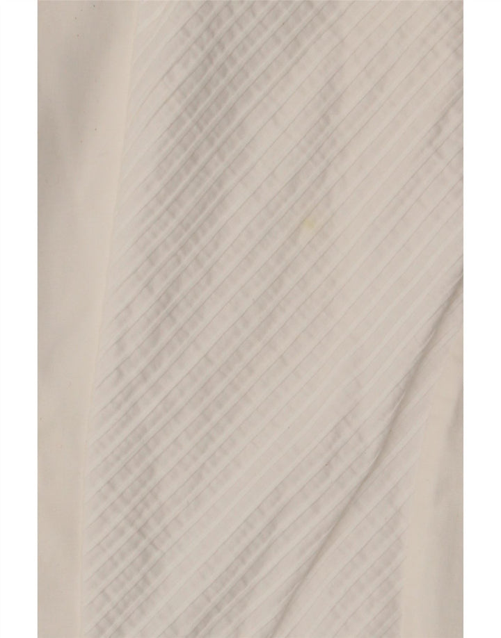chemise femme vintage UK 14 Coton Blanc Moyen
